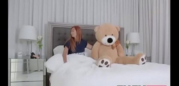  Kadence Marie In Immature Spinner Caught Fucking A Teddy Bear